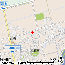 滋賀県長浜市口分田町668周辺の地図