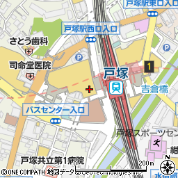 戸塚駅前鈴木眼科周辺の地図
