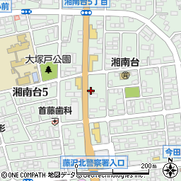 かつや藤沢湘南台店周辺の地図