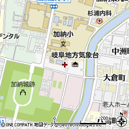 岐阜県岐阜市加納二之丸周辺の地図