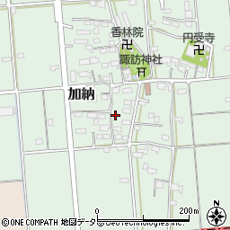 岐阜県神戸町（安八郡）加納周辺の地図