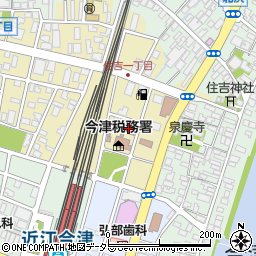 今津郵便局 ＡＴＭ周辺の地図