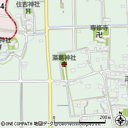 藻葛神社周辺の地図
