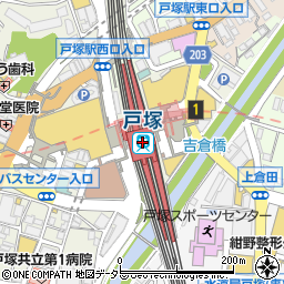 神奈川県横浜市戸塚区戸塚町20-8周辺の地図