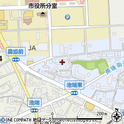 神奈川県伊勢原市池端175周辺の地図