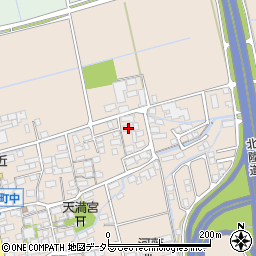滋賀県長浜市口分田町628-1周辺の地図