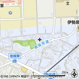 神奈川県伊勢原市池端232-8周辺の地図