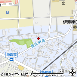 神奈川県伊勢原市池端232-4周辺の地図