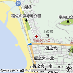 島根県出雲市大社町杵築北2963周辺の地図