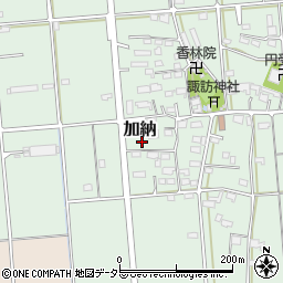 岐阜県安八郡神戸町加納208周辺の地図