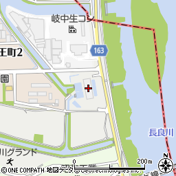 糸貫川天王川排水機場周辺の地図