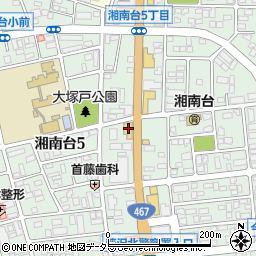 トヨタモビリティ神奈川　湘南台店周辺の地図
