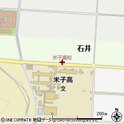 米子高校周辺の地図