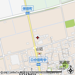 滋賀県長浜市口分田町74周辺の地図