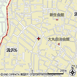 寿楽館　鍼灸マッサージ治療院周辺の地図