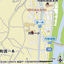 鳥取市立河原第一小学校周辺の地図