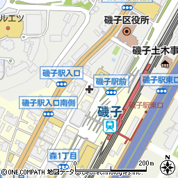 マインド土屋磯子駅前店周辺の地図