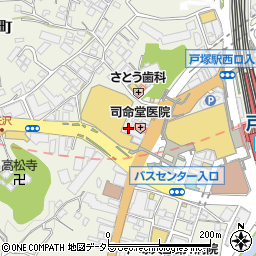 みずほ銀行戸塚支店 ＡＴＭ周辺の地図