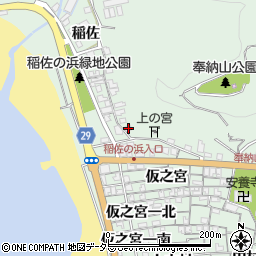 島根県出雲市大社町杵築北2965-1周辺の地図