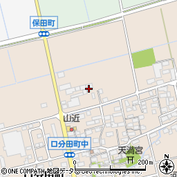 滋賀県長浜市口分田町73-4周辺の地図