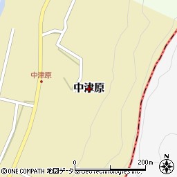 鳥取県琴浦町（東伯郡）中津原周辺の地図