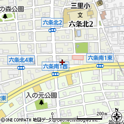岐阜信用金庫　ぎふしん六条マネーコンサルティングセンター周辺の地図