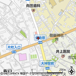 片町十字路周辺の地図