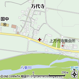 鳥取県八頭郡八頭町万代寺88周辺の地図