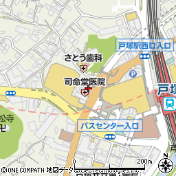神奈川県横浜市戸塚区戸塚町4080周辺の地図