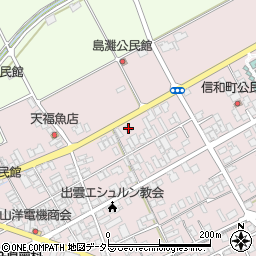 島根県出雲市斐川町荘原2317-1周辺の地図