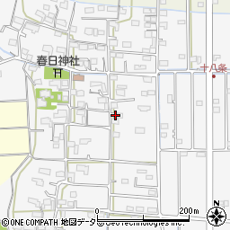 岐阜県瑞穂市十八条周辺の地図