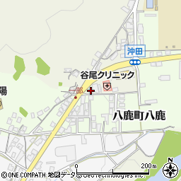 兵庫県養父市八鹿町九鹿44-2周辺の地図