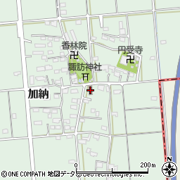 加納公民館周辺の地図