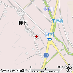 岐阜県可児市柿下381周辺の地図