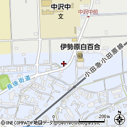 神奈川県伊勢原市池端223周辺の地図