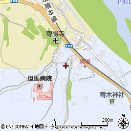 兵庫県養父市八鹿町上網場88周辺の地図