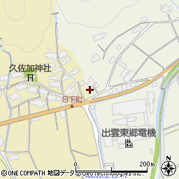 島根県出雲市西林木町612-1周辺の地図