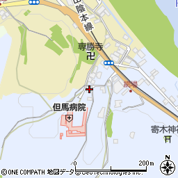 兵庫県養父市八鹿町上網場76周辺の地図