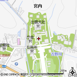 島根県出雲市大社町杵築東360-1周辺の地図