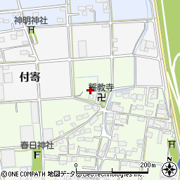 岐阜県安八郡神戸町斉田407周辺の地図