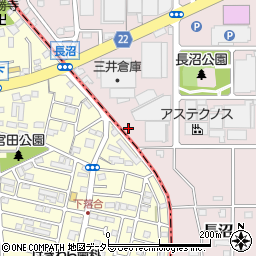 神奈川県厚木市長沼414周辺の地図