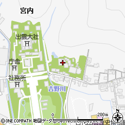 島根県出雲市大社町杵築東194-3周辺の地図