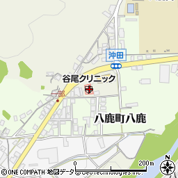 兵庫県養父市八鹿町九鹿46周辺の地図