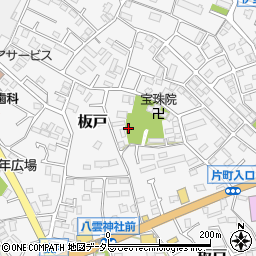 神奈川県伊勢原市板戸周辺の地図