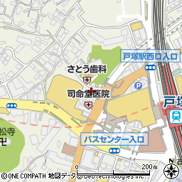 神奈川県横浜市戸塚区戸塚町4084周辺の地図