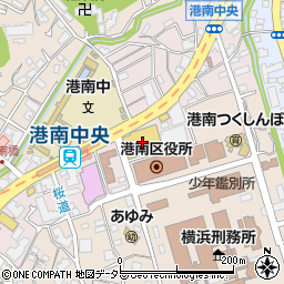 神奈川中央交通株式会社　横浜営業所・港南中央サービスセンター周辺の地図
