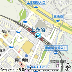 横浜市役所交通局高速鉄道本部　上永谷駅周辺の地図