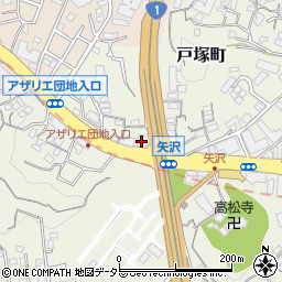 横浜市民共済生活協同組合戸塚普及サービスセンター周辺の地図