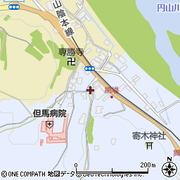 兵庫県養父市八鹿町上網場89周辺の地図