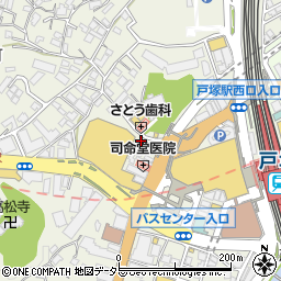 神奈川県横浜市戸塚区戸塚町4906周辺の地図